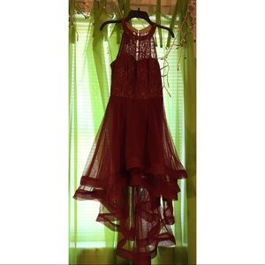 Maroon "Speechless" Formal Gown